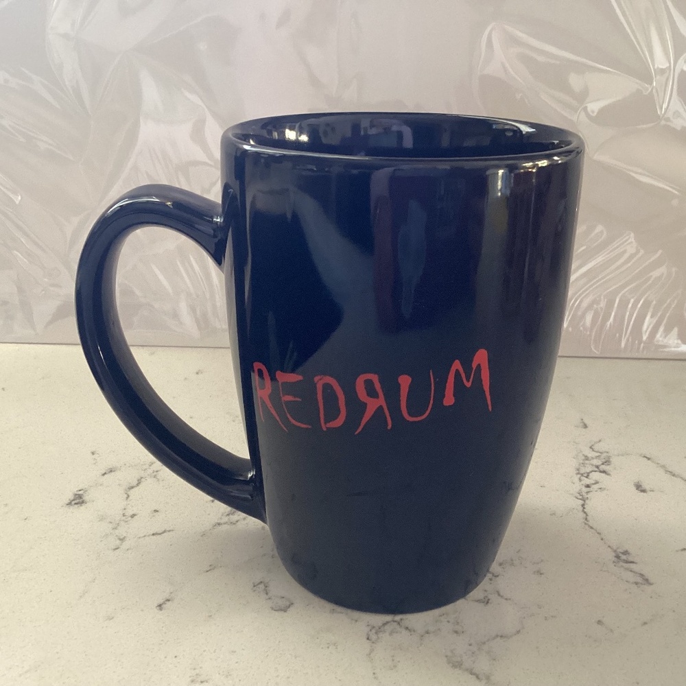 Redrum / murder coffee mug 16oz. ( movie The Shining )
